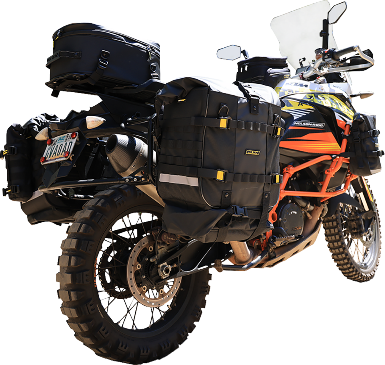 Nelson RIGG Trails End Adventure Saddlebags - Black