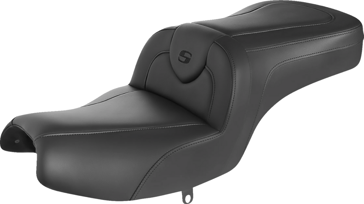 Saddlemen RoadSofa™ Seat - Without Backrest - Black/Black Stitching - Challenger/Pursuit '20-'24
