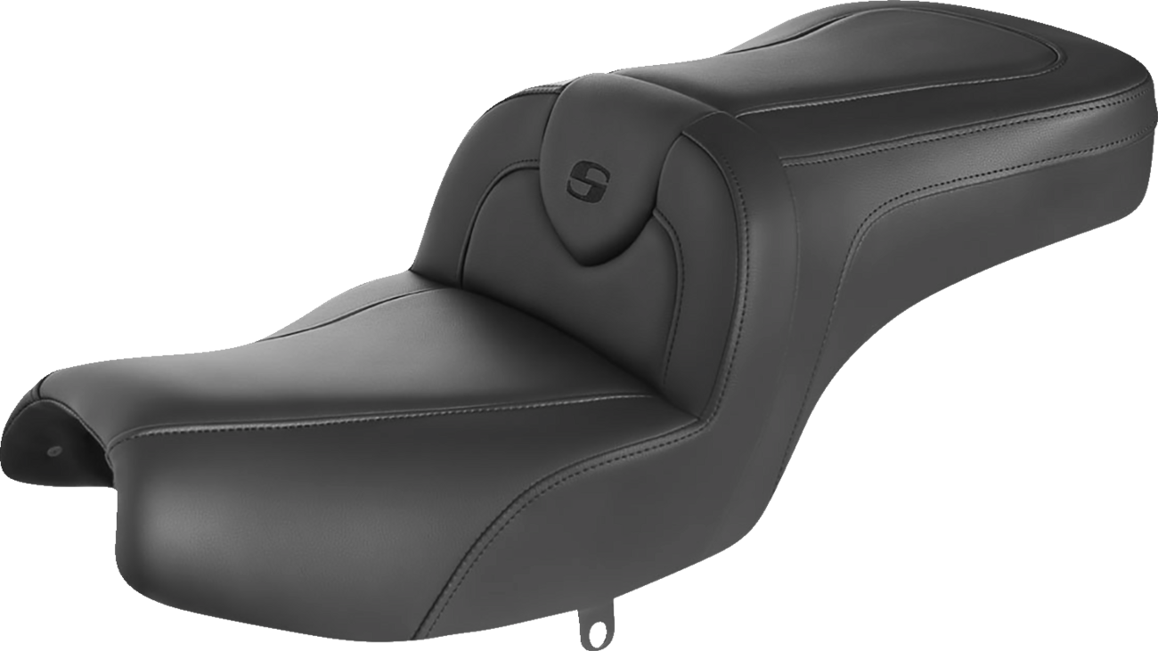 Saddlemen RoadSofa™ Seat - Without Backrest - Black/Black Stitching - Challenger/Pursuit '20-'24