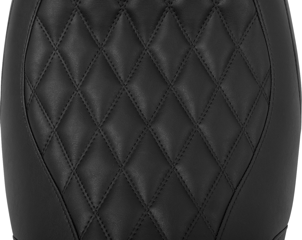Mustang Wide Tripper™ Seat - Solo - Black Stitching - FLT/FLH '23-'25