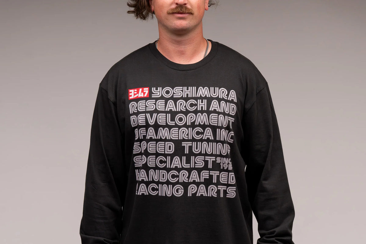 Yoshimura Intro Long Sleeve Tee Coal