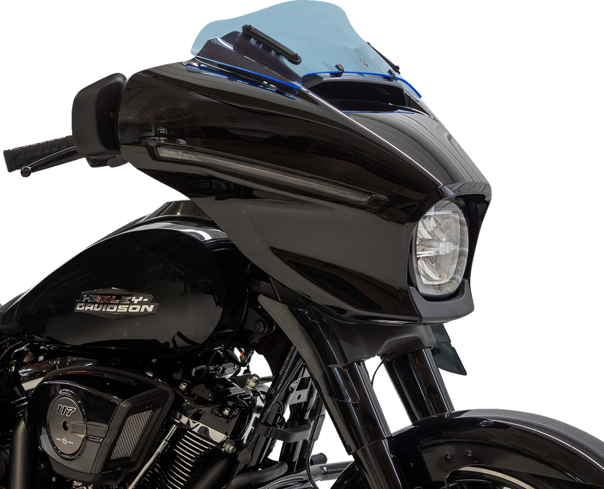 Klock Werks Ice Flare® Windshield - 6-1/2" - Blue Ice - FLHX