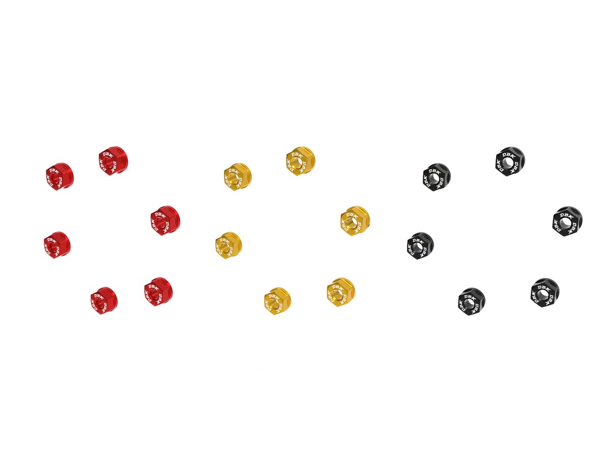 6DSB05  - NUTS SET REAR SPROCKET CARRIER M10x1.25