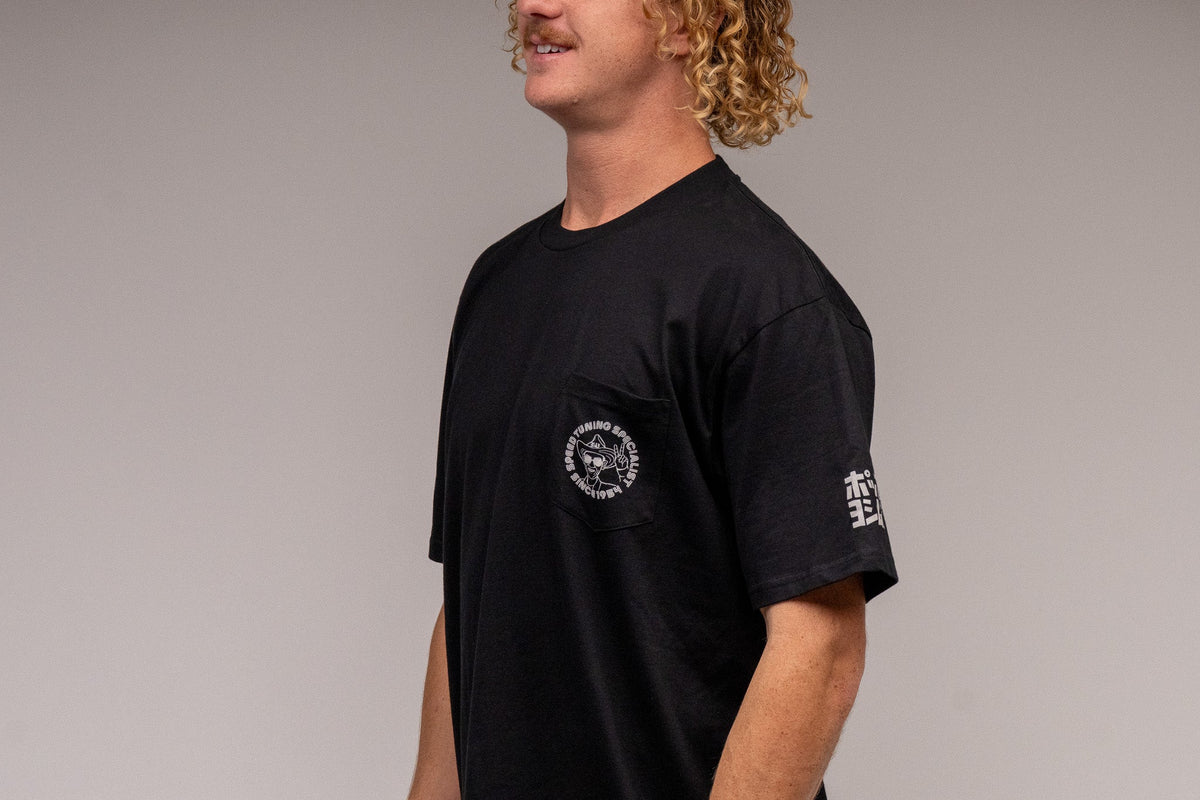 Yoshimura Pop Pocket Tee Black