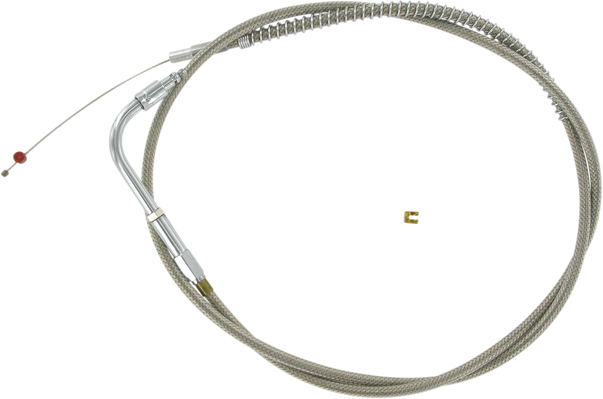 Barnett Stainless Steel Idle Cable - '96-'01 Touring