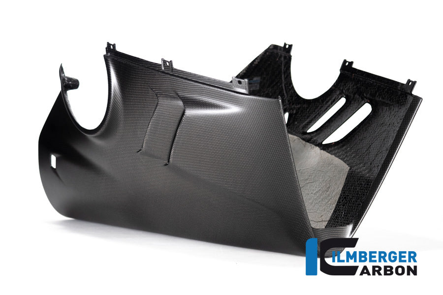 Ilmberger Carbon Belly Pan Ducati Panigale V4 22 For Higher Exhaust With Sidestand - Matte
