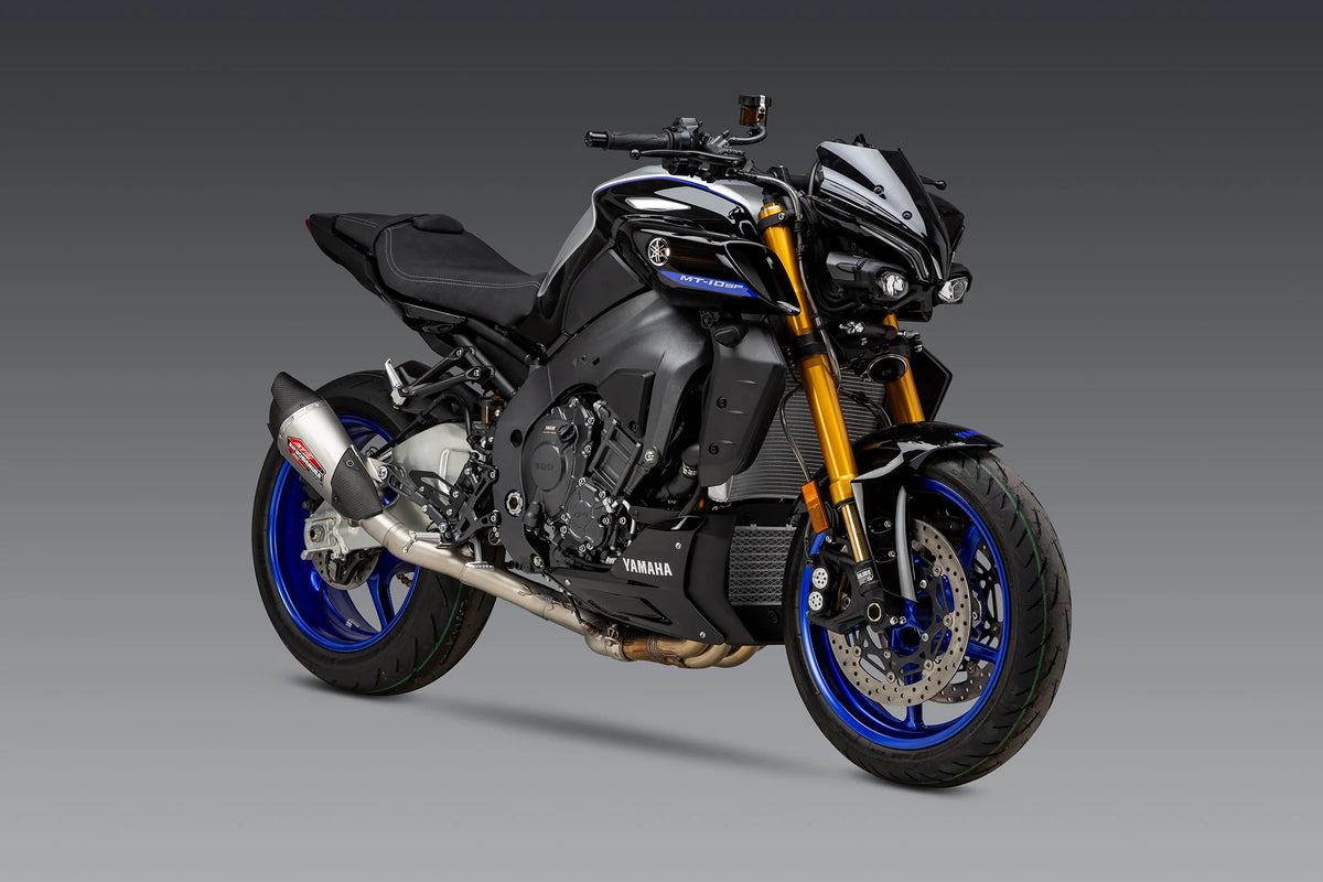 Yoshimura MT-10 22-26 Race AT2 Stainless 3/4 Exhaust, W/ Stainless Muffler