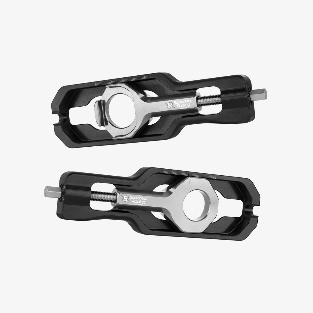 Bonamici Racing Chain Adjuster - Suzuki GSX-R 1000 - SILVER