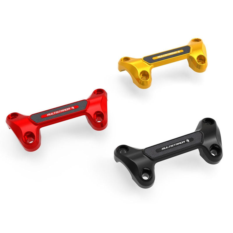 Ducabike DBK Carbon Fiber 3D Handlebar Clamp Multistrada V4 V4S Pikes Peak V4RS