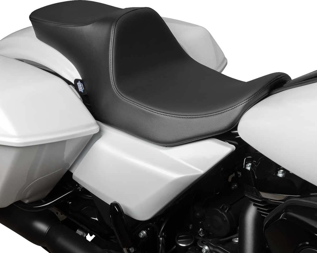 Drag Specialties Seats Predator III 2-Up Seat - Vinyl/Solar Leather - Smooth - FLT/FLH '23-'24