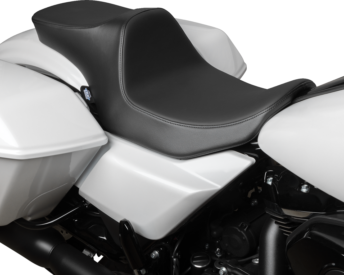 Drag Specialties Seats Predator III 2-Up Seat - Vinyl/Solar Leather - Smooth - FLT/FLH '23-'24
