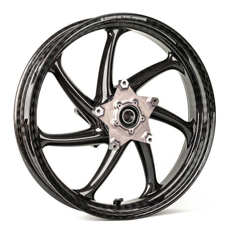 Thyssenkrupp Braided Carbon Fiber Wheel Set for Yamaha R1 R1M R1S