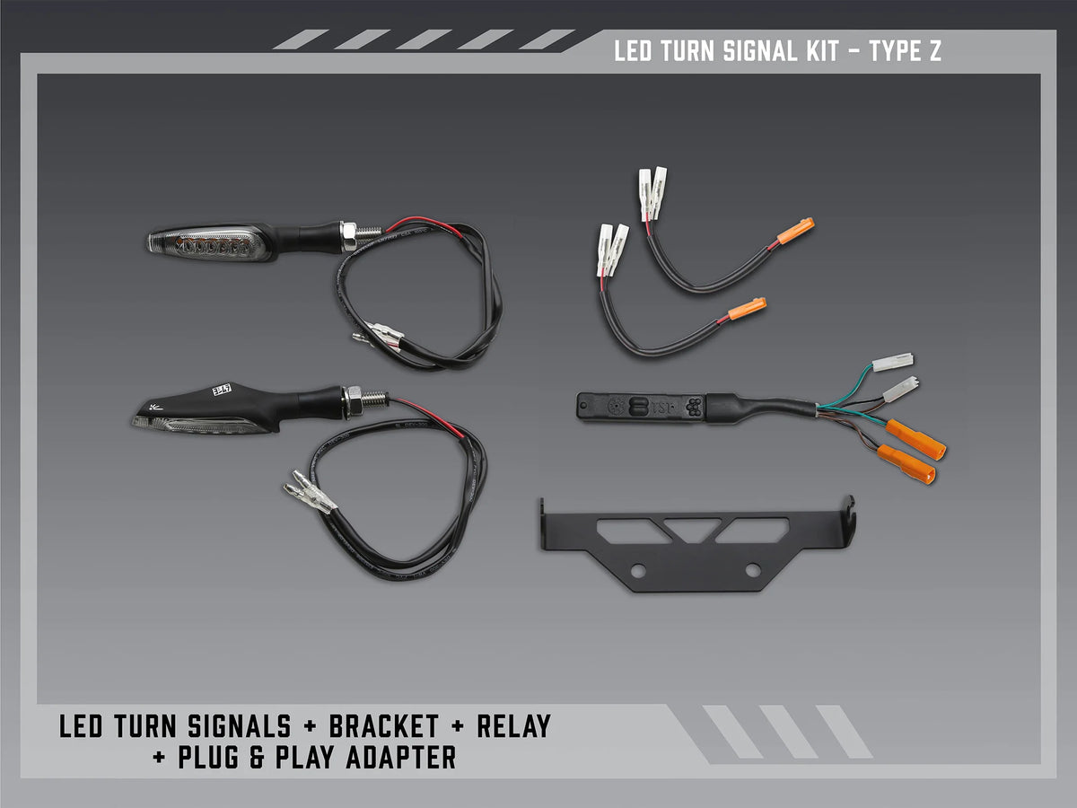 Yoshimura Type Z Standard LED Signal Kit For V2 Fender Eliminators