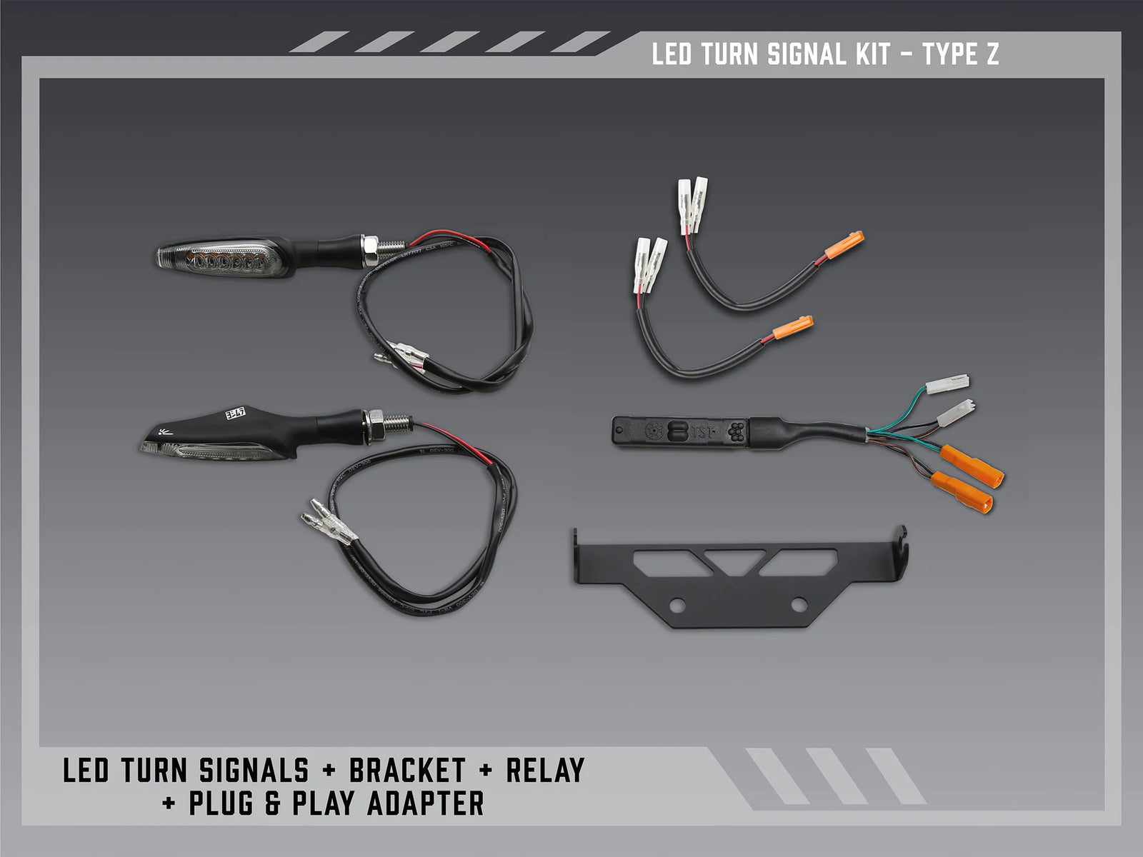 Yoshimura Type Z Standard LED Signal Kit For V2 Fender Eliminators