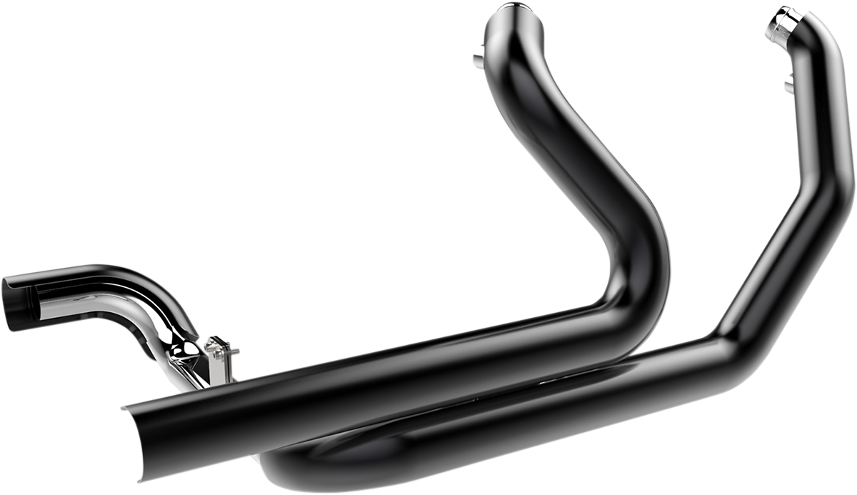 Khrome Werks Aggressor 2-Into-2 Crossover Headers - Black - FL
