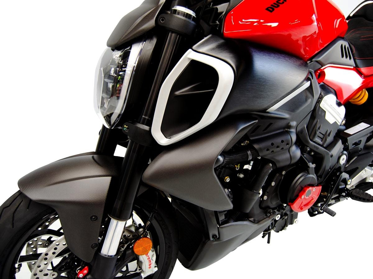 Ducabike DBK CRB73O - Diavel V4 Matte Carbon Side Panels