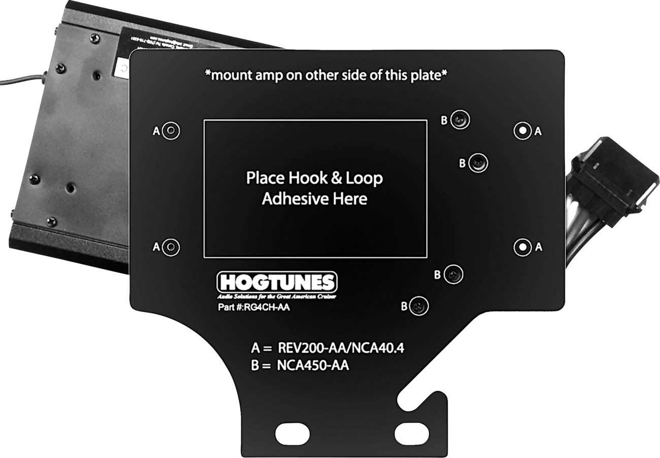 Hogtunes Amplifier Mounting Plate - '98-'13 Road Glide