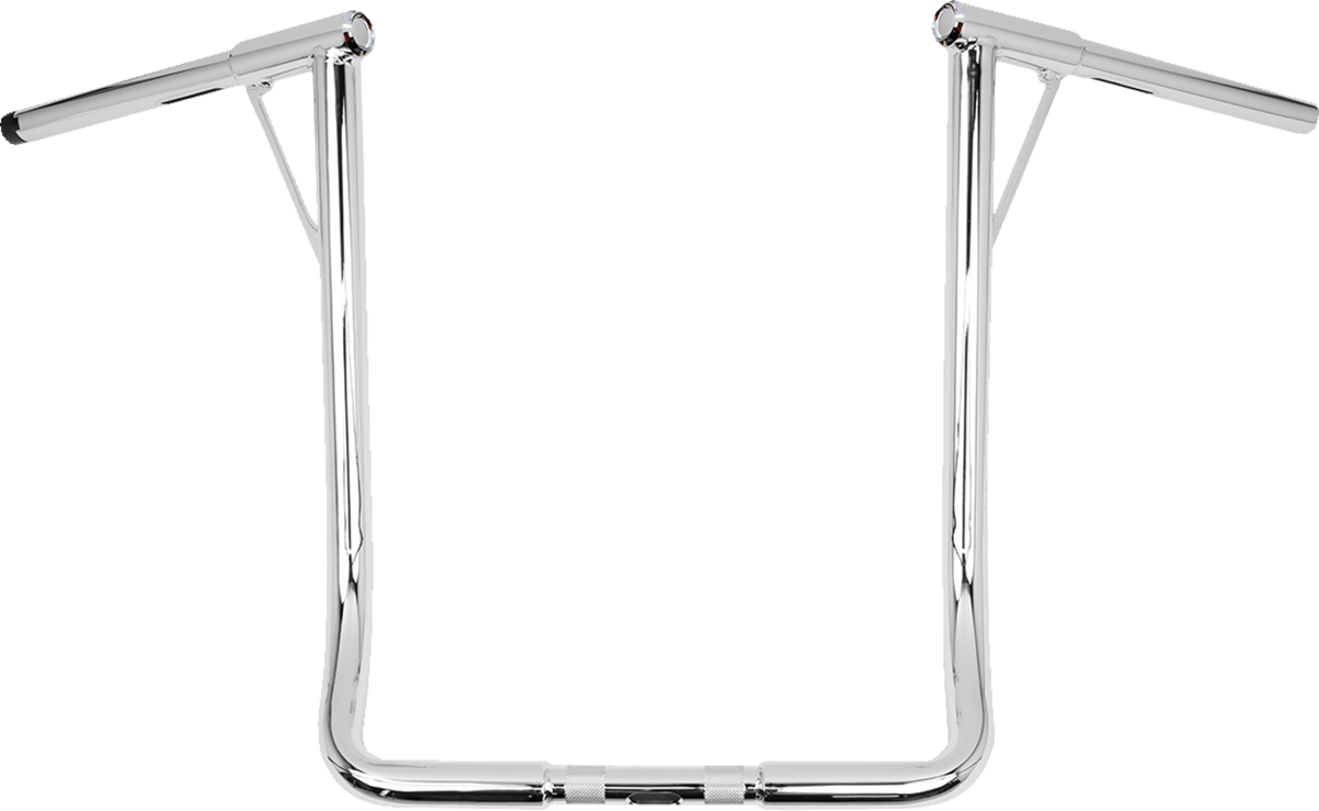 Burly Brand Louie Handlebar - Louie B - 19" - Chrome
