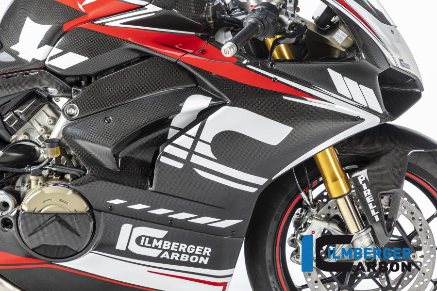 Ilmberger Carbon Fairing Side Panel Right Ducati Panigale V4 Racing - Gloss