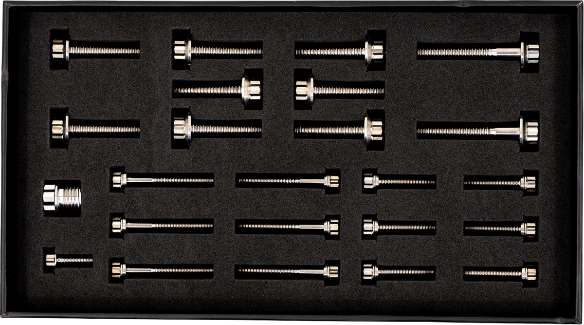 Trask Bitchin' Bolts Hardware Kit - Titanium - M8 - Transmission