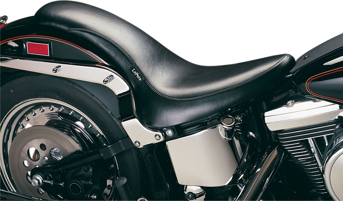 Le Pera King Cobra 2-Up Seat - Black - Softail '00-'17