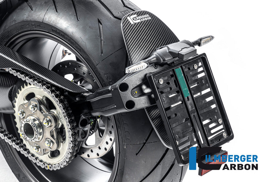 Ilmberger Carbon Rear Splash Guard Ducati Diavel Bentley Matte