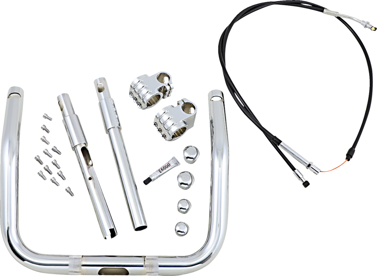 Klock Werks Klip Hanger Handlebar For Indian - 13" - Chrome