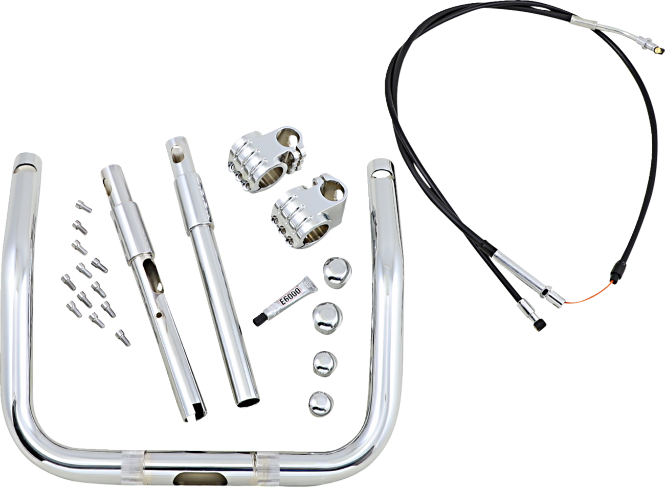 Klock Werks Klip Hanger Handlebar For Indian - 13" - Chrome