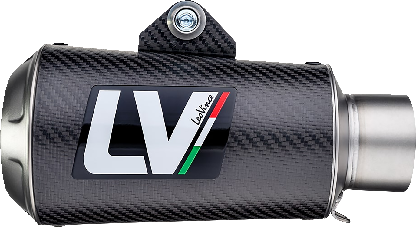 LeoVince LV-10 Slip-On Muffler - Carbon Fiber