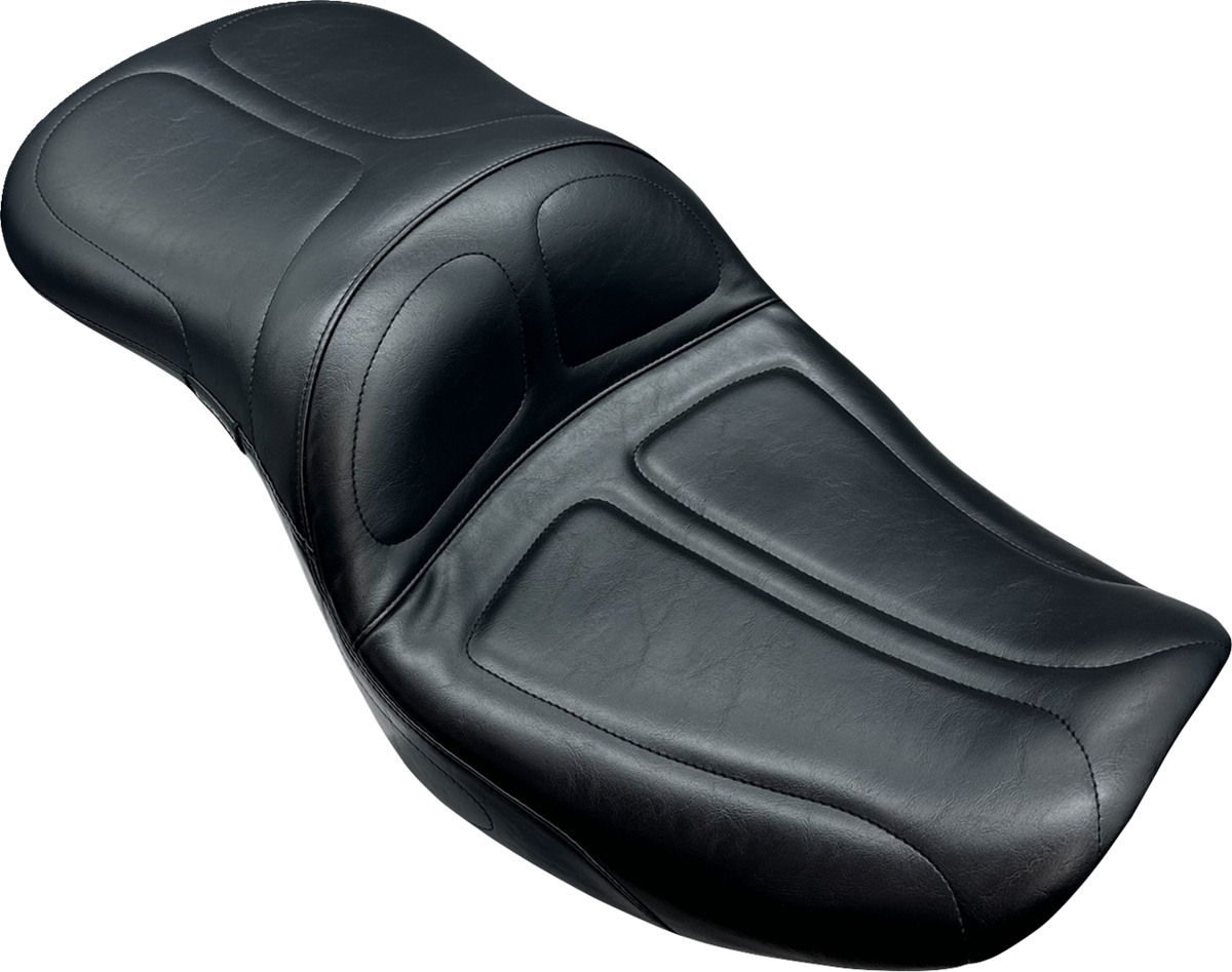 Le Pera Maverick Seat - Without Backrest - Stitched - Black - FLH/FLT '23-'25