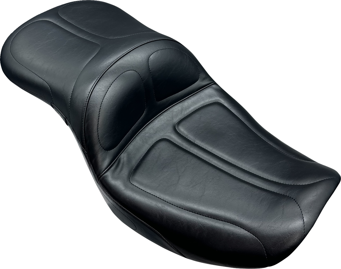 Le Pera Maverick Seat - Without Backrest - Stitched - Black - FLH/FLT '23-'25