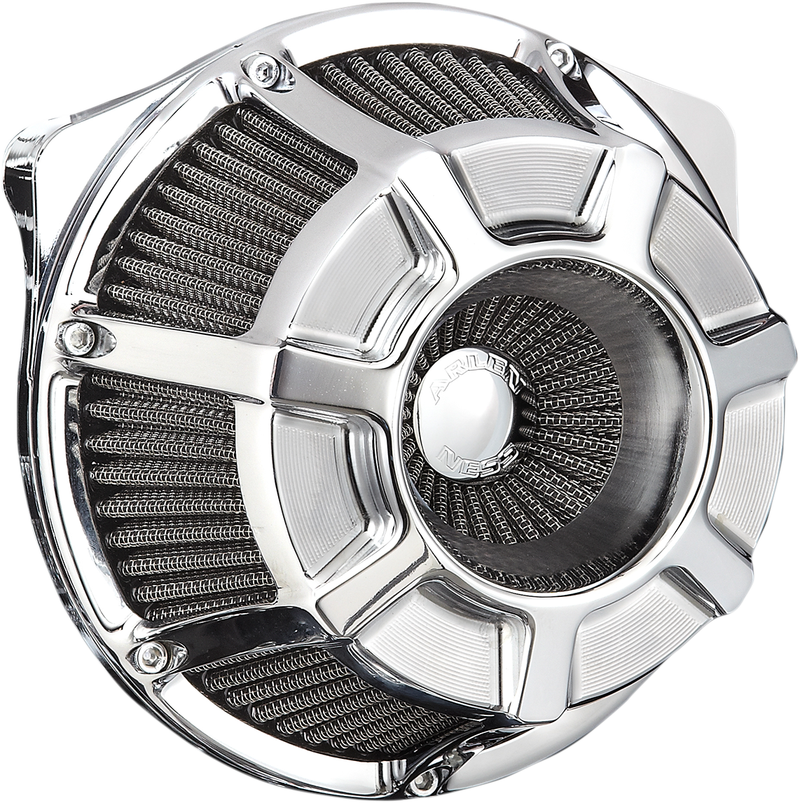 Arlen NESS Inverted Series Air Cleaner Kit - Chrome