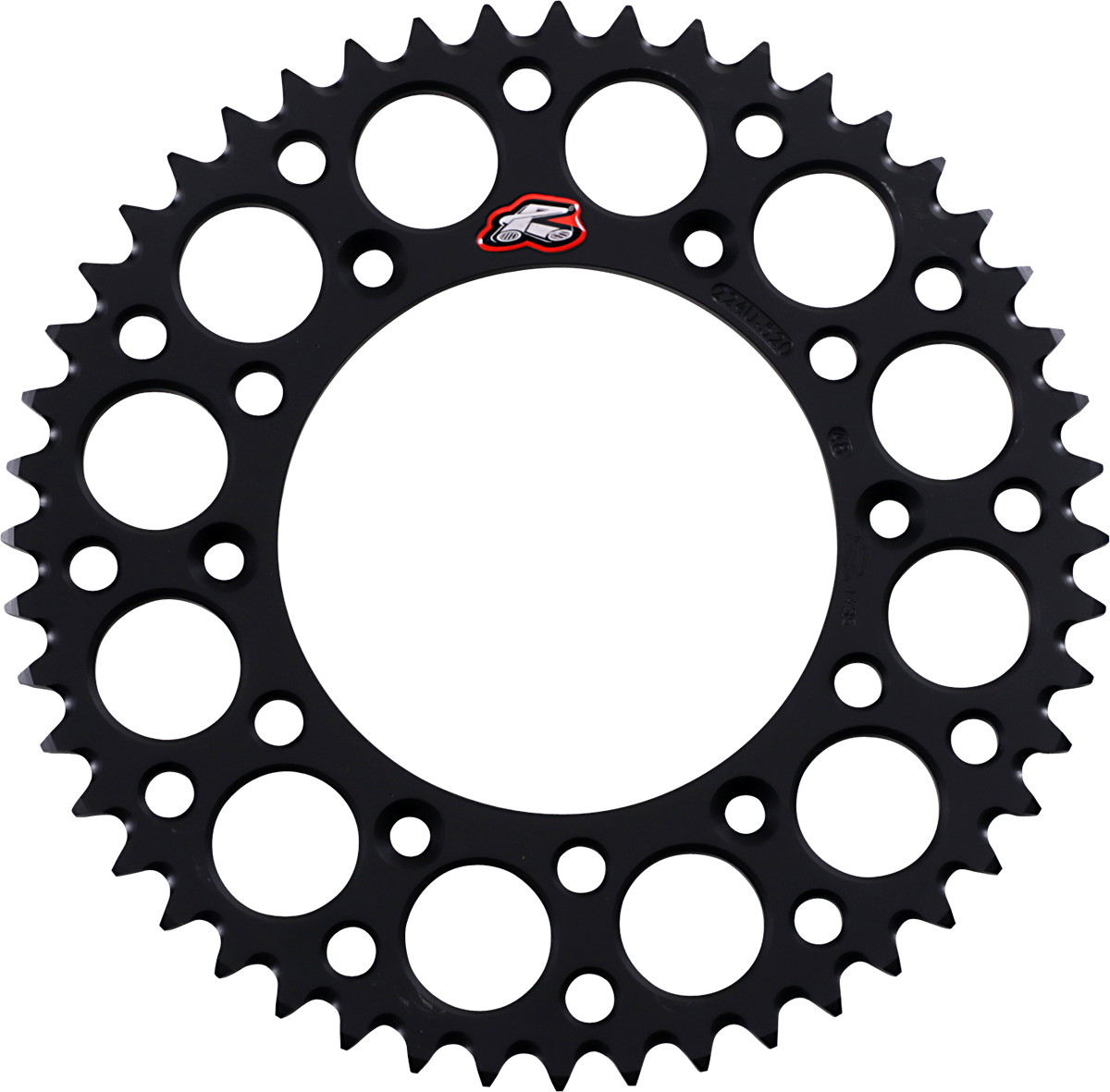 Renthal Rear Sprocket - Aluminum - 48 Tooth - Black