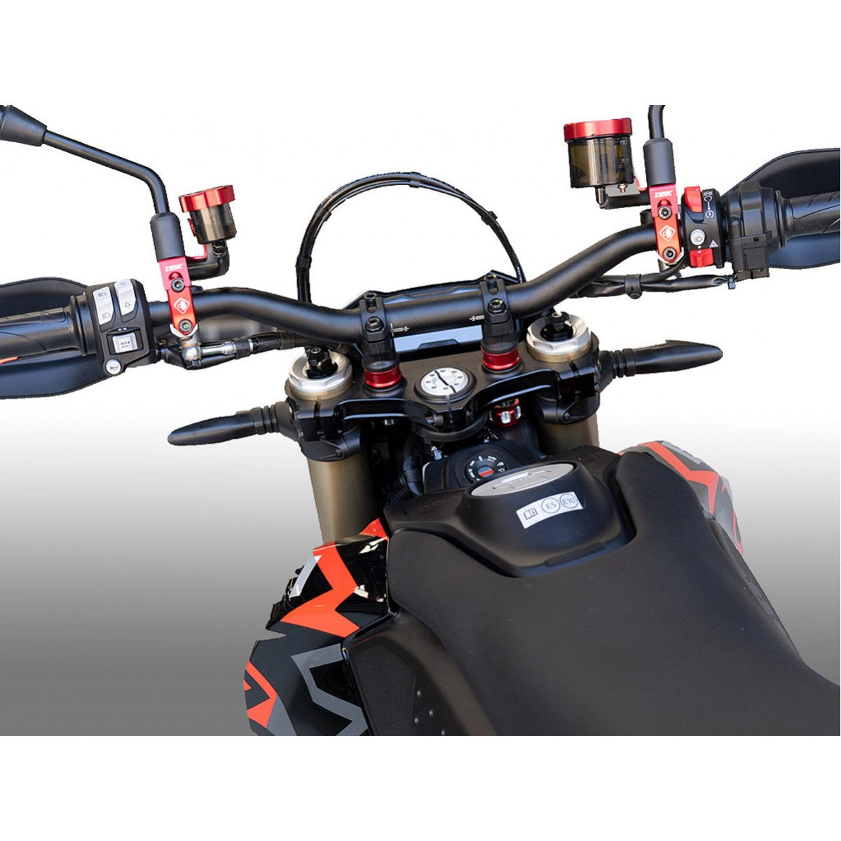 Ducabike DBK CNC Aluminum Handlebar Riser Kit for Ducati Hypermotard 698 Mono