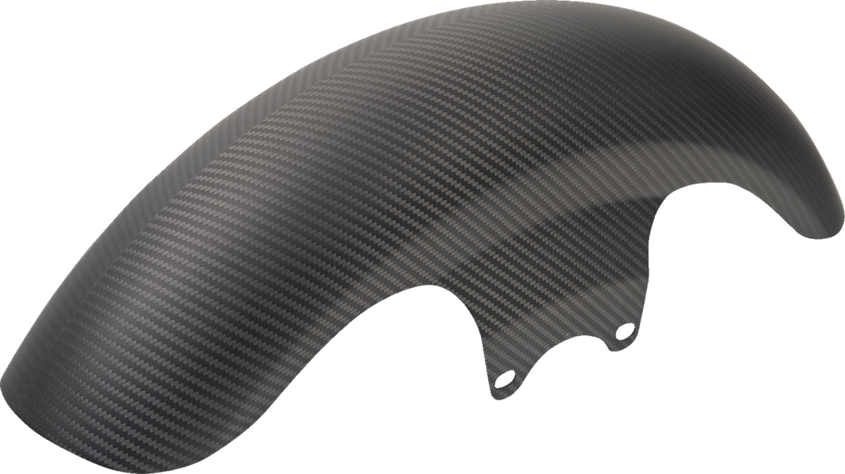 Slyfox Front Fender - Mid Length - Carbon Fiber/Matte- HD Touring '09-'26
