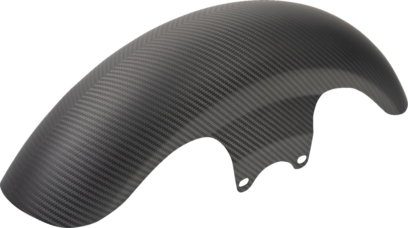 Slyfox Front Fender - Mid Length - Carbon Fiber/Matte- HD Touring '09-'26