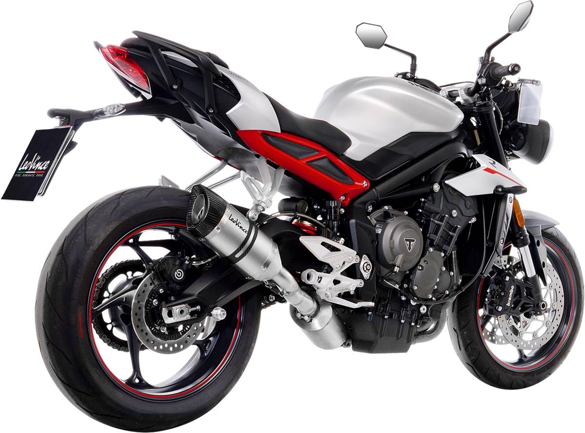 LeoVince LV Pro Slip-On Muffler - Stainless Steel - Street Triple 765