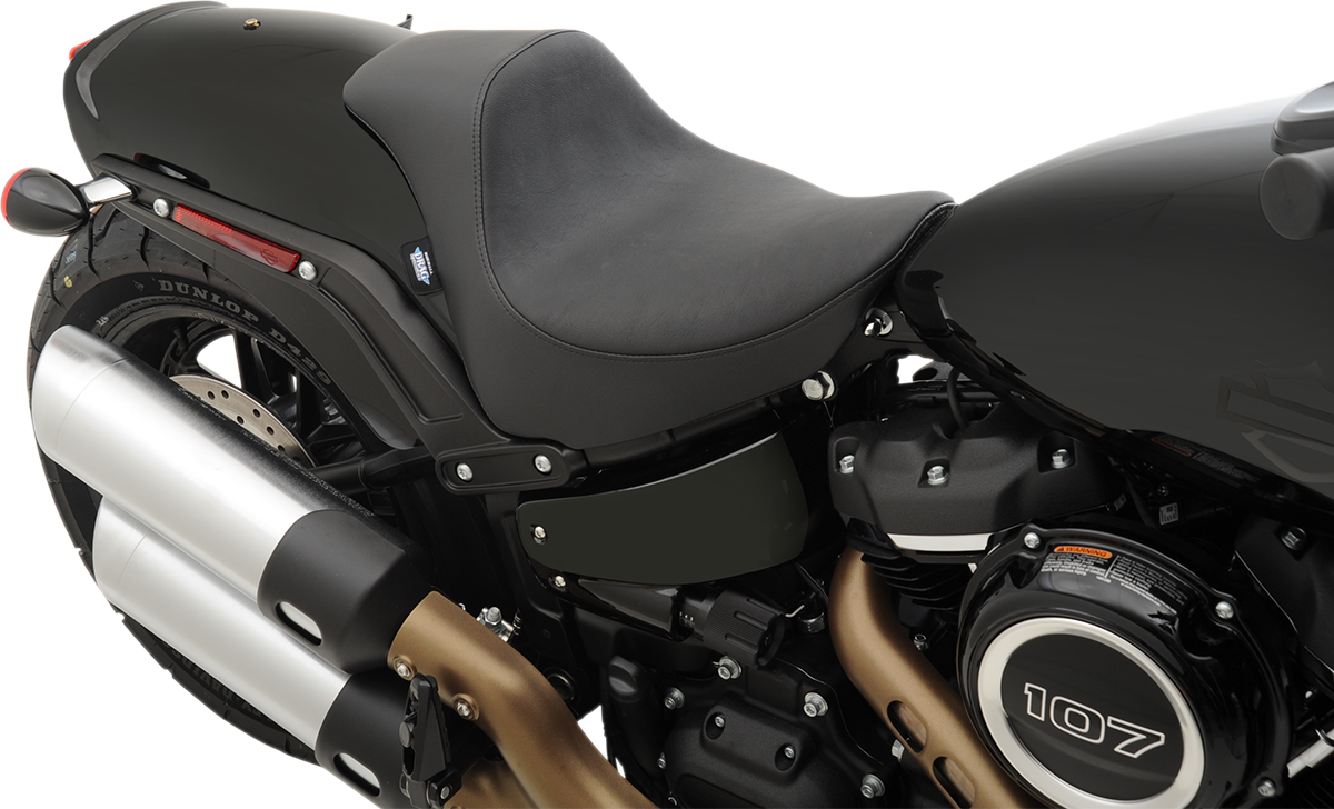 Drag Specialties Seats EZ-Solo Seat - Smooth - Vinyl - FXFB/S '18-'22