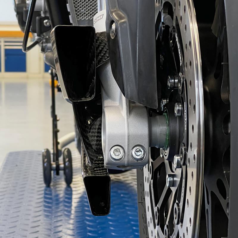 Alpha Racing Carbon Fiber Brake Cooling Ducts for BMW S1000RR M1000RR