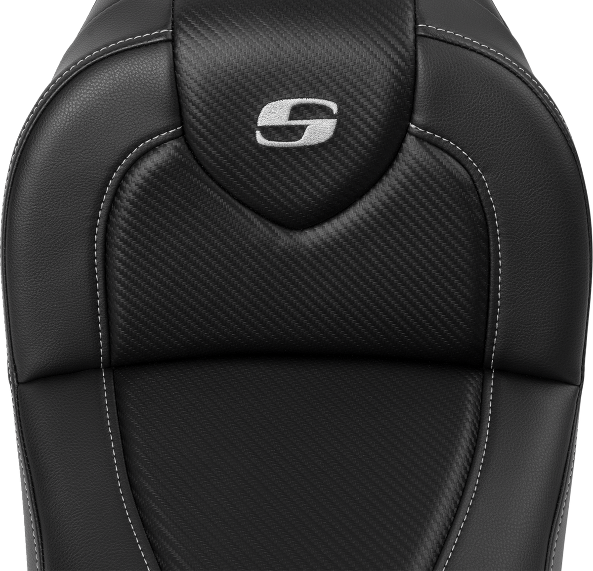 Saddlemen RoadSofa™ - Carbon Fiber - Without Driver Backrest - FXDWG '04-'05