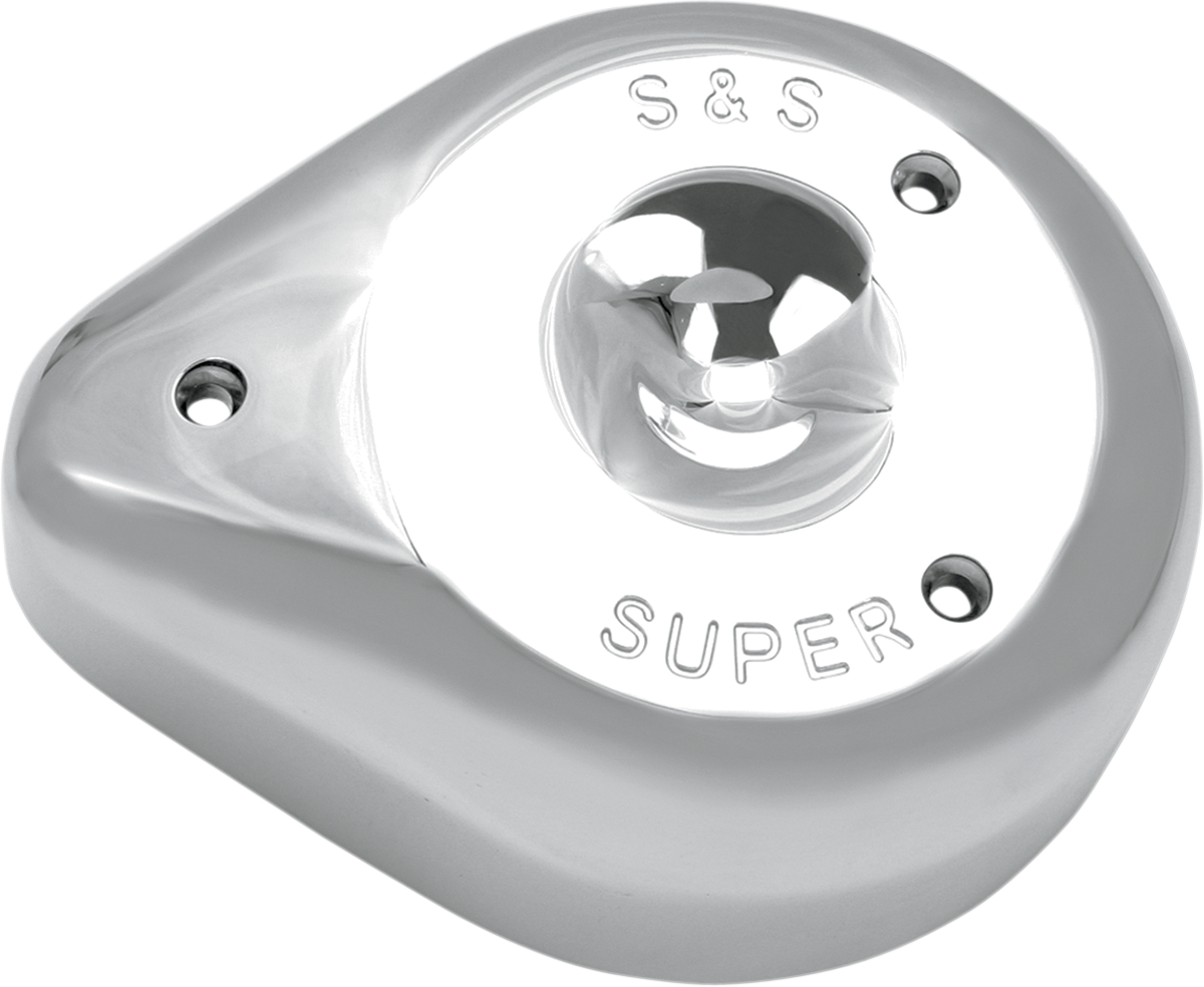 S&amp;S Cycle Teardrop Air Cleaner Kit - Chrome