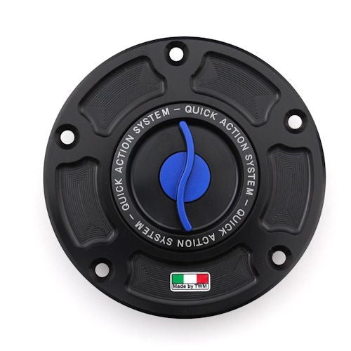 TWM Quick Action CNC Aluminum Gas Cap for Aprilia - TAPR.02