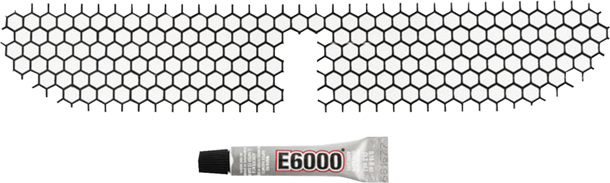 Klock Werks Fairing Vent Screen - Honeycomb - Black – FLHT/FLHX