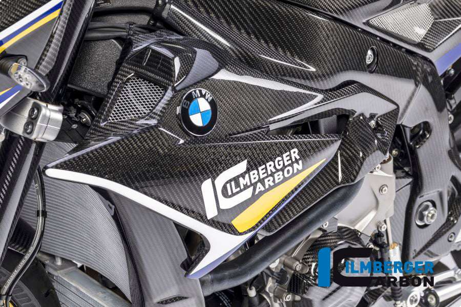 Ilmberger Carbon Radiator Cover / Badge Holder Left Side - BMW S 1000 R (Ab 2017)