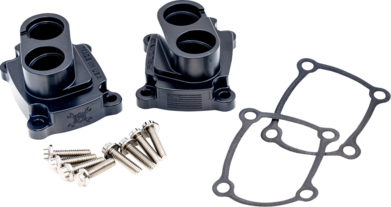 Feuling Parts Lifter Block Covers - Black - '17-'25 M8