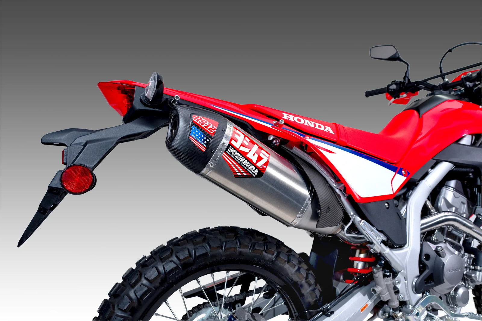 Yoshimura CRF300L/Rally 21-26 Race RS-12 Stainless Full Exhaust, W/ Stainless Muffler