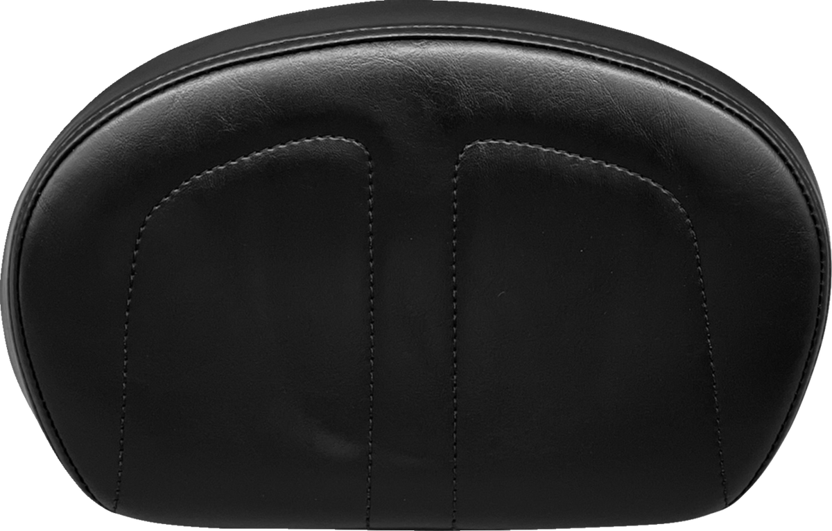 Le Pera Sissy Bar Pad - Medium - Maverick - Shiny Black