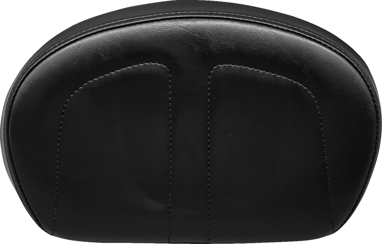 Le Pera Sissy Bar Pad - Medium - Maverick - Shiny Black