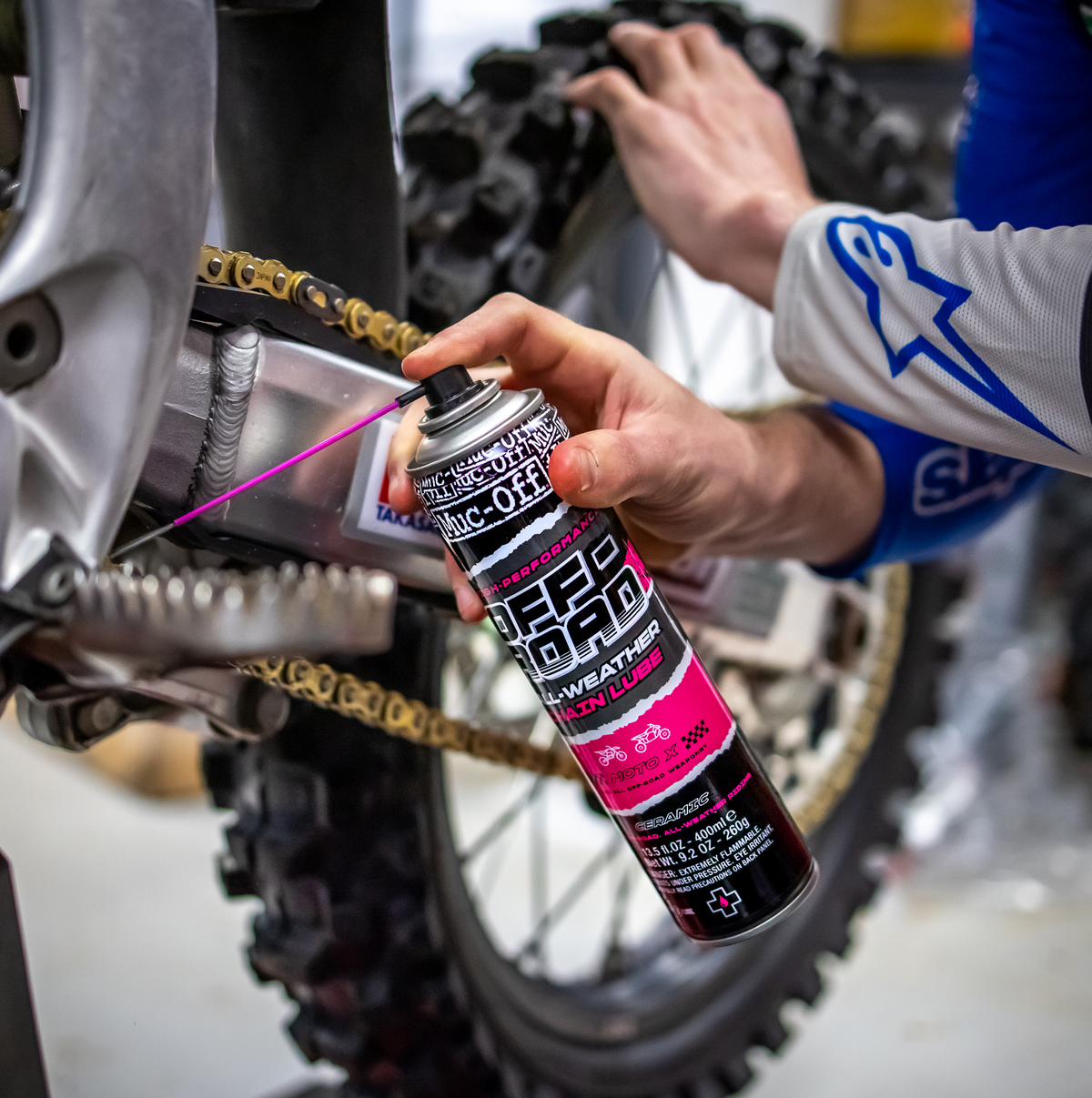 Muc-Off USA Offroad Chain Lube - 400ml - Aerosol