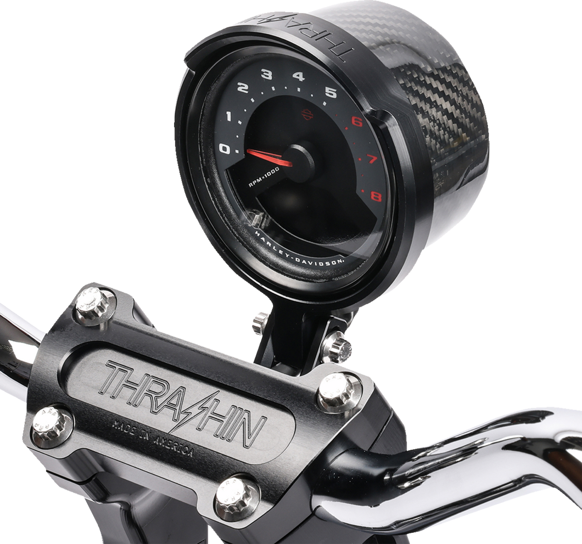 Thrashin Supply CO. Softail Gauge Relocation Kit